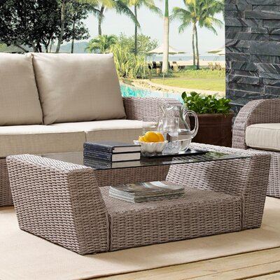 Rattan & Wicker Rectangle Coffee Tables You'll Love in 2020 | Wayfair